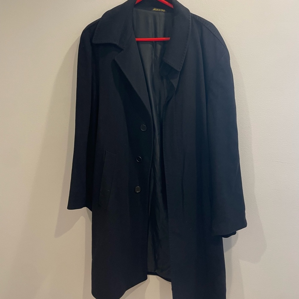 Battaglia fine Italian mens pea coat